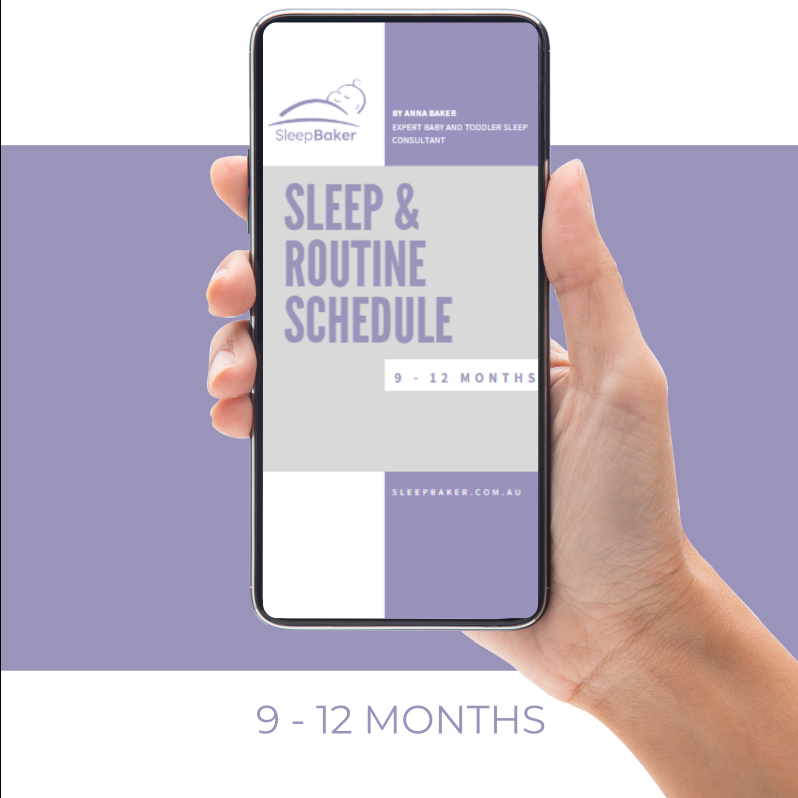 SleepBaker sleep guide for 9 to 12 month old babies, digital download