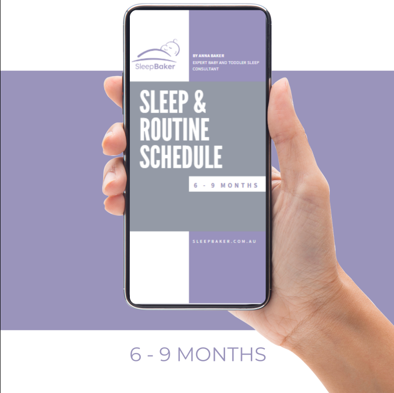 SleepBaker sleep guide for 6 to 9 month old babies, digital download